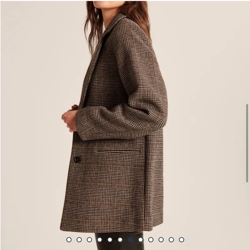Abercrombie wool blend blazer coat - Picture 2 of 11